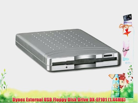 Dynex External USB Floppy Disk Drive DX-EF101 (1.44MB)