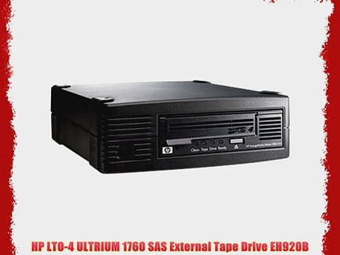 HP LTO-4 ULTRIUM 1760 SAS External Tape Drive EH920B