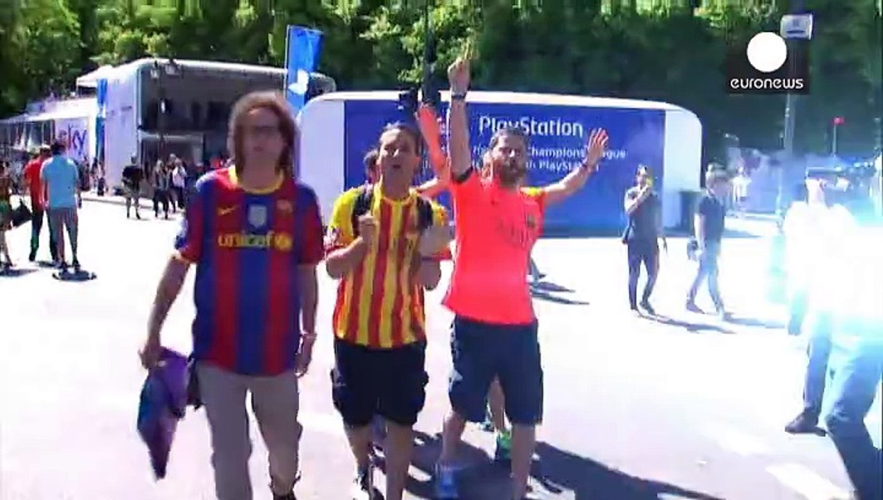 Fans und Altstars feiern vor Finale in Berlin