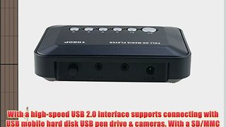AGPtek Multi TV Media Player HDMI 1080P HD USB SD MMC RMVB MP3 AVI MPEG Divx MKV With USB 2.0