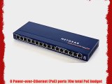 NETGEAR ProSAFE FS116P 16-Port Fast Ethernet Switch with 8 Port PoE 70w