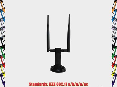 Rosewill USB 3.0 2 Detachable Antenna Wireless Adapter Up to 300Mbps (AC1200UBE2)