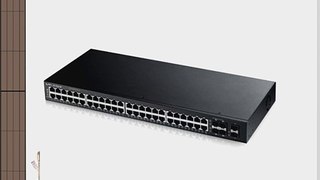 ZyXEL 44 Port GbE L2 Advanced Web Managed Switch with 4 GbE Combo GbE/SFP   2 GbE SFP (GS1920-48)