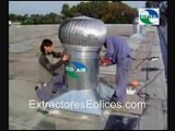 Ventilacion Industrial por Extractores Eolicos ,Colocacion