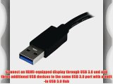StarTech.com USB 3.0 to HDMI External Multi Monitor Graphics Adapter with 3-Port USB Hub and