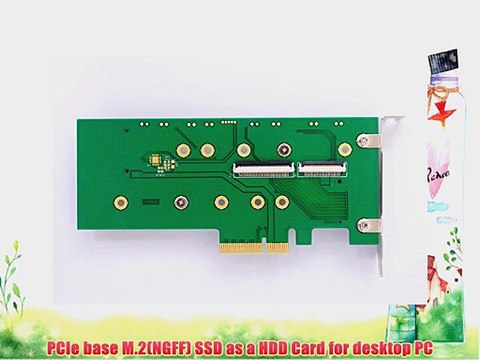 Bplus M2P4S M.2 (NGFF) PCIe base SSD to PCIe X4 Adapter