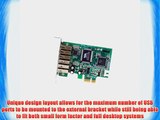 StarTech.com 7 Port PCI Express Low Profile High Speed USB 2.0 Adapter Card (PEXUSB7LP)