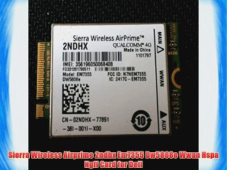 Sierra Wireless Airprime 2ndhx Em7355 Dw5808e Wwan Hspa Ngff Card for Dell