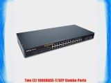 D-Link 26 Port 10/100 Unmanaged Switch including two Gigabit Combo Ports (DES-1026G)