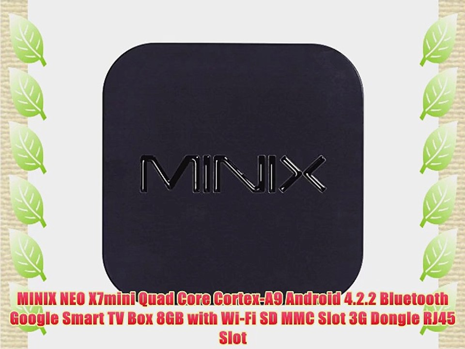 MINIX NEO X7mini Quad Core Cortex-A9 Android 4.2.2 Bluetooth Google Smart TV Box 8GB with Wi-Fi