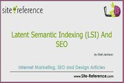 Latent Semantic Indexing LSI And SEO