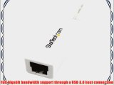 StarTech.com USB 3.0 to Gigabit Ethernet NIC Network Adapter - 10/100/1000 Network Adapter