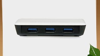 StarTech.com USB 3.0 to Gigabit Ethernet NIC Network Adapter with 3 Port Hub - White - USB