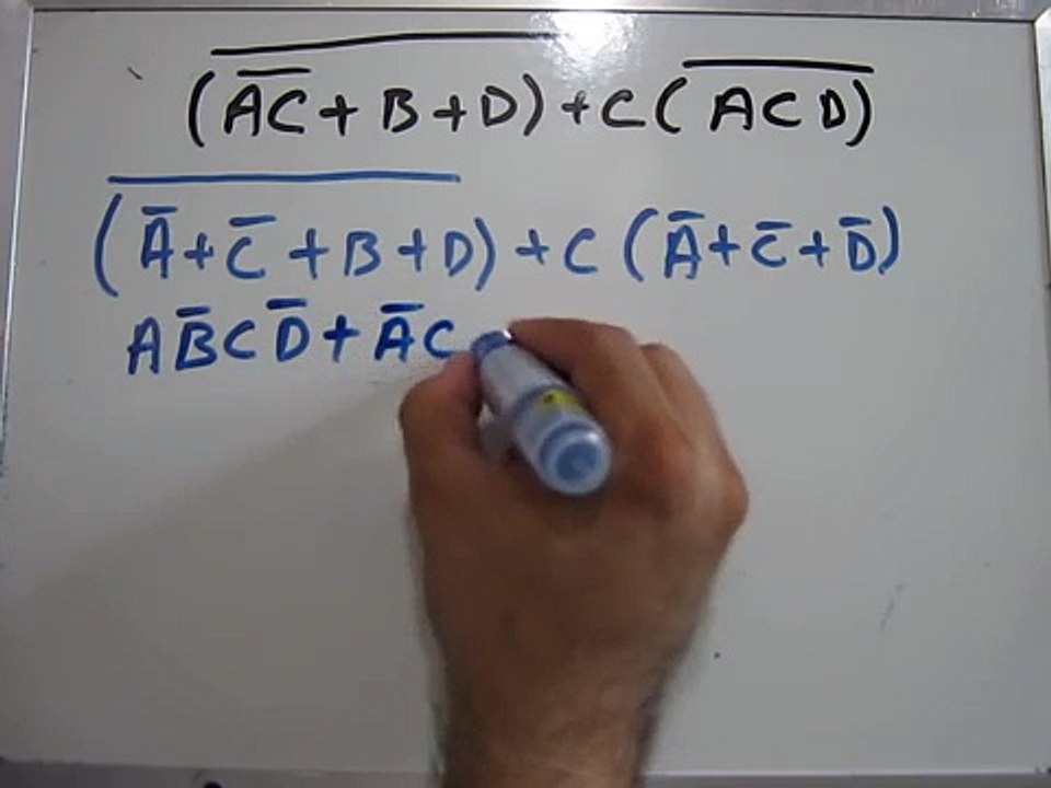 Logica - 009 Simplificacao Algebrica Resolução Exercício 8.AVI