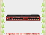 MikroTik - RB2011UIAS-IN - RB2011UASIN 5 Gigabit LAN ports 5 Fast Ethernet LAN ports OS L5