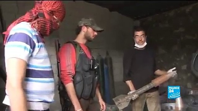 Syrian rebels forced to rely on homemade weapons SYRIA