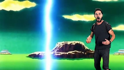 Shia LaBeouf motivates Goku Just do it