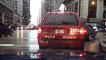 Driving in Downtown Chicago