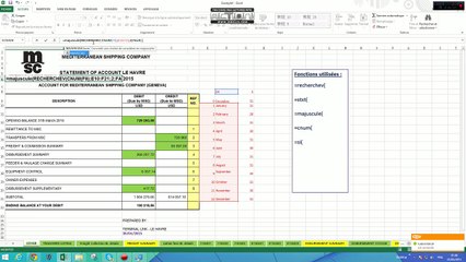 Tutoriel Excel contrôle de gestion 2