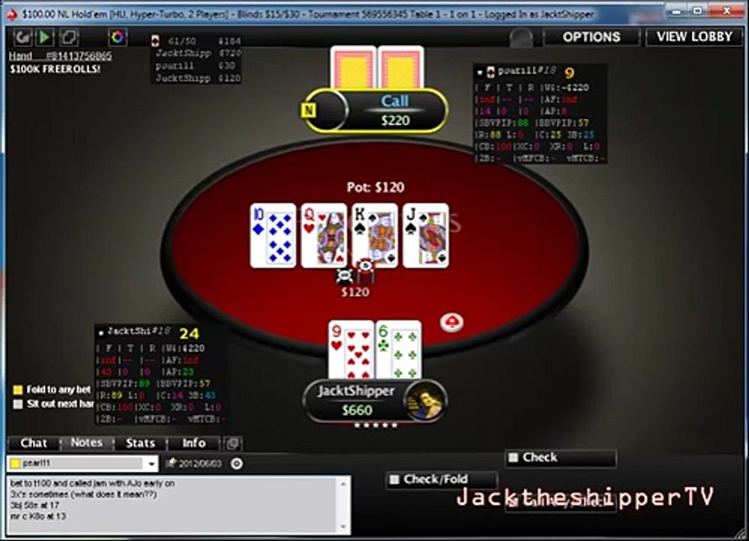 100 Hyper Turbo Headsup Sit N Gos - 