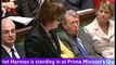 Prime Ministers question time Deputies stand in Harriet Harman 1