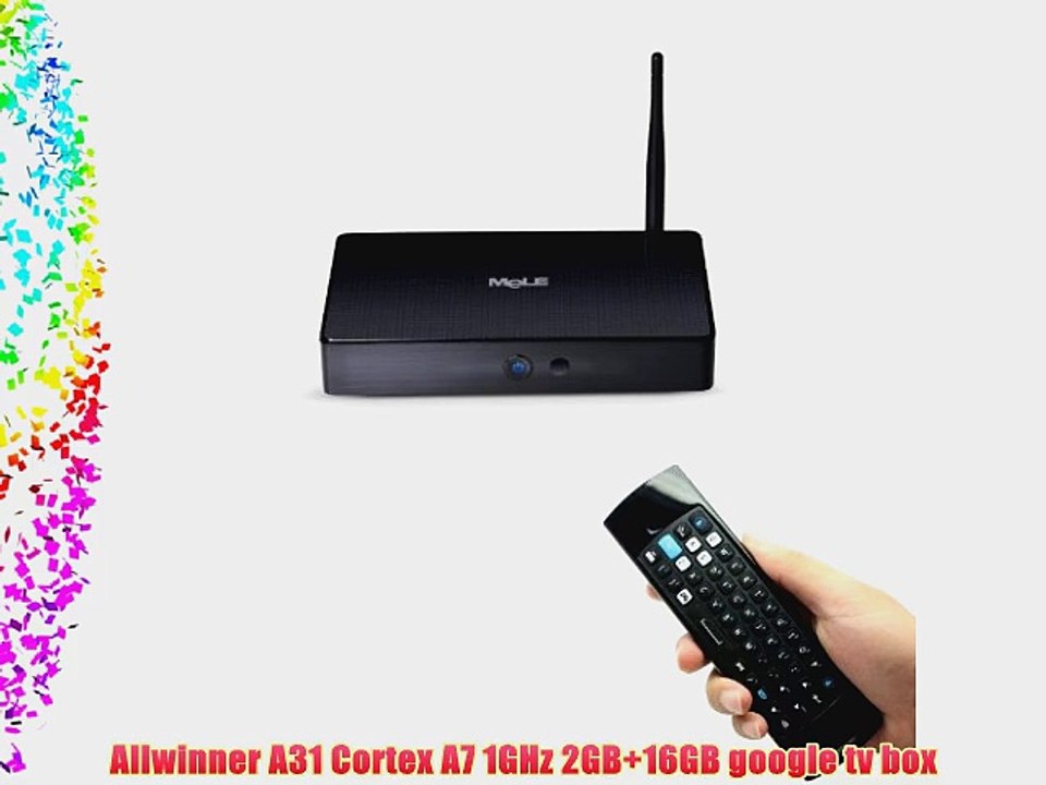 MeLE M9 Quad Core 2GB/16GB HD 4K Mini PC Android TV Box  F10 pro Voice Keyboard