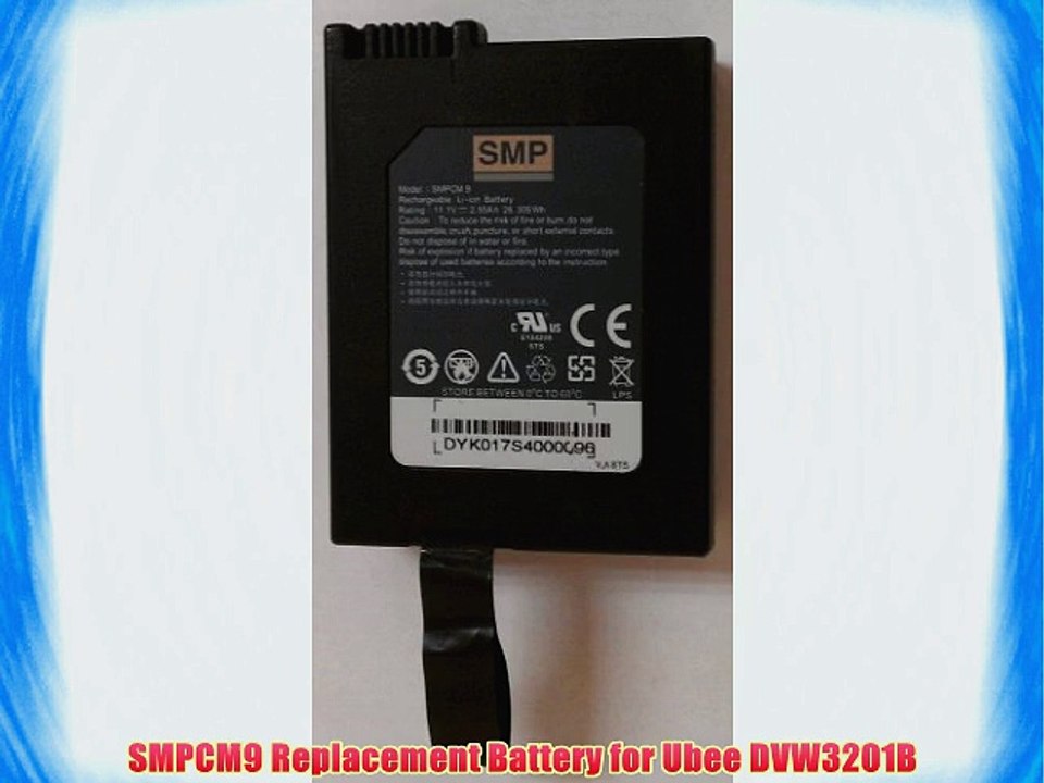 SMPCM9 Replacement Battery for Ubee DVW3201B