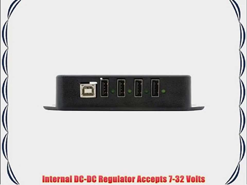 DC-Powered 4-Port USB Hub CNX-P5USB (12v and 24v systems)
