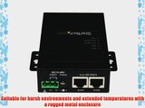 StarTech.com 1 Port Industrial RS-232/422/485 - 2x 10/100Mbps Ports Serial to IP Ethernet Device