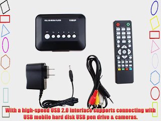 AGPtek? 1080P HD USB HDMI SD/MMC Multi TV Media Player Support All Kinds of Media Videos with