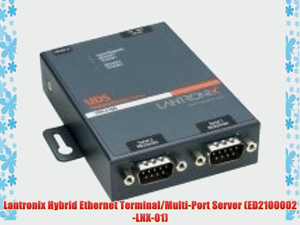 Lantronix Hybrid Ethernet Terminal/Multi-Port Server (ED2100002-LNX-01)