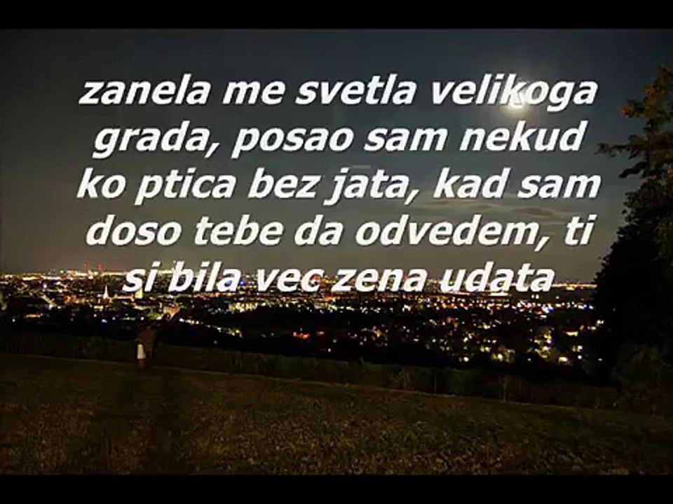 Marinko Rokvic - Zanela me svetla velikoga grada