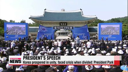 President Park calls for national unity in Memorial Day speech