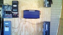 Evolution Of My DIY Solar Setup Control Panel 100 Amp QO Panel and Breakers Wiring