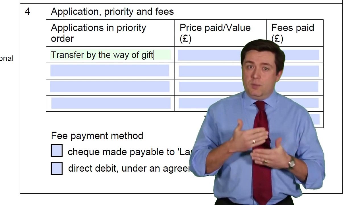 How to fill in Land Registry's - Application to change the register ...
