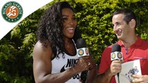 Télé-achat avec Serena Williams / Roland-Garros 2015