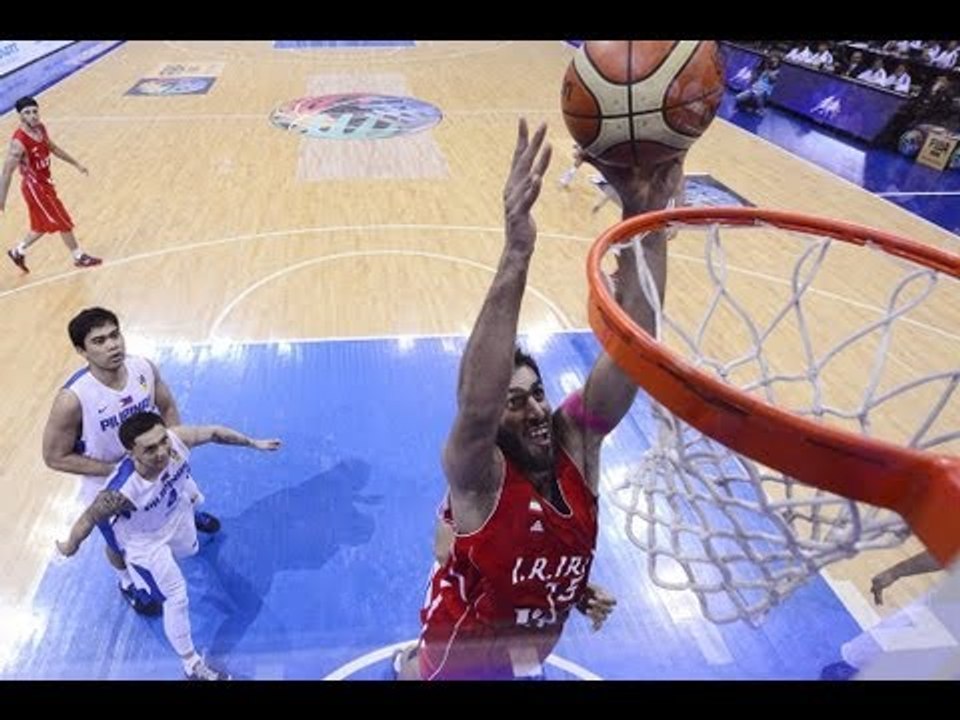 #FIBAAsia - Day 9: Philippines v Iran (dunk of the game - H. HADADI)