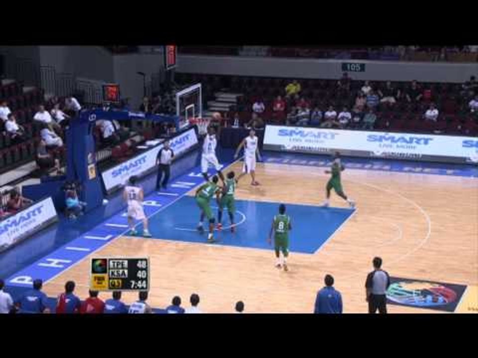 #FIBAAsia - Day 2: Chinese Taipei v Saudi Arabia (Assist of the Game - C. LIN)