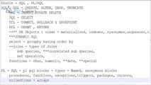 Oracle SQL - PL / SQL Online Training | Oracle 11g Training Videos