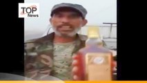 ‫ضبط شحنة من الخمور لداعش في احدی المناطق المحررة في العراق‬‎