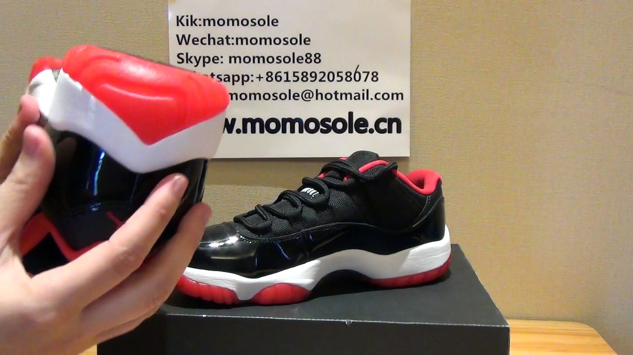 Authentic Air Jordan 11 Low Bred