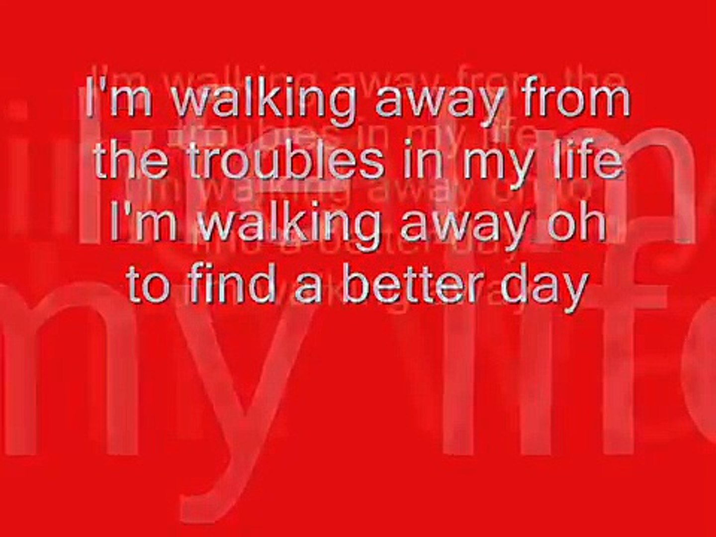 Craig David - I'm Walking Away (lyrics) - video Dailymotion