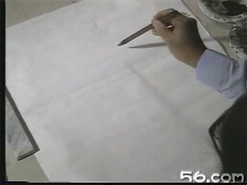 How to painting rocks in Chinese painting_山水画技法(山石皴法)--披麻皴