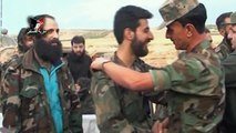 أول ظهور ميداني للمجرم سهيل الحسن وهو يتفقد جيش الاسد على جبهات حلب
