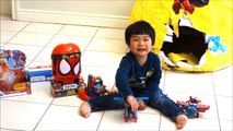 Super GIANT SURPRISE Egg Spiderman Surprise Toys   BIGGEST Surprise Egg Unboxing Marvel Sp