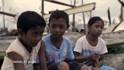 Typhoon Haiyan through the eyes of a child