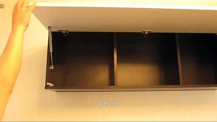 qfby.ru Мебель без ручек: комод, тумба под телевизор и навесные шкафы