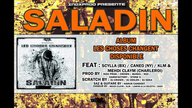SALADIN -LES CHOSES CHANGENT- SUR URBAN FUN - FUN RADIO