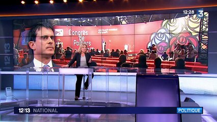 Manuel Valls s'exprime pour l'unité du PS à Poitiers