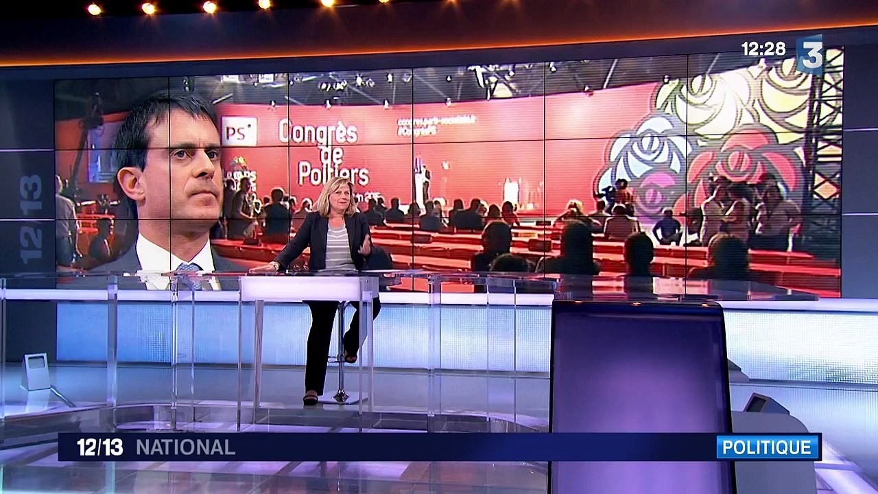 Manuel Valls s'exprime pour l'unité du PS à Poitiers